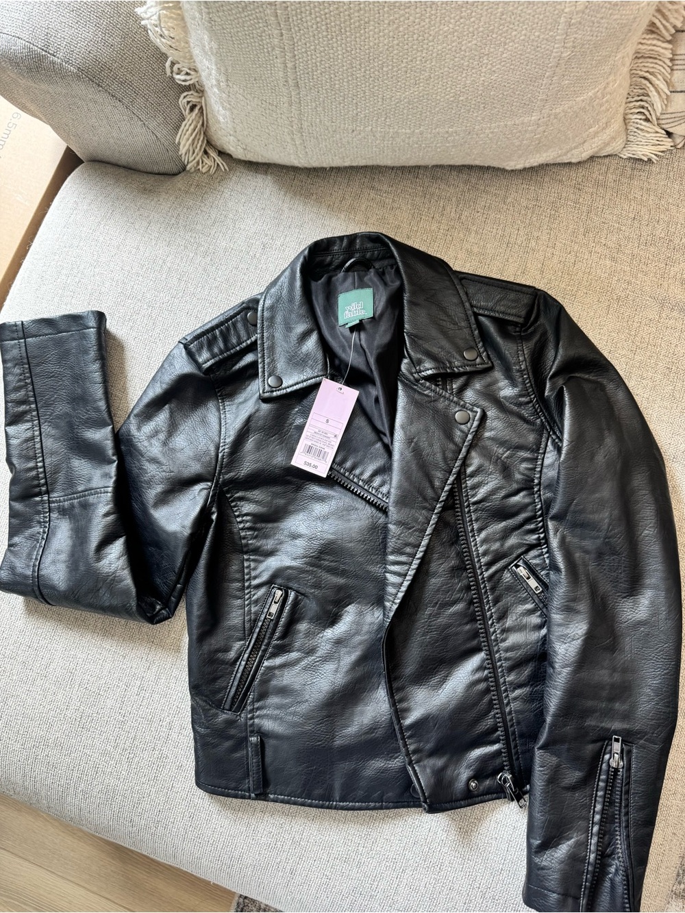 Wild Fable faux leather jacket